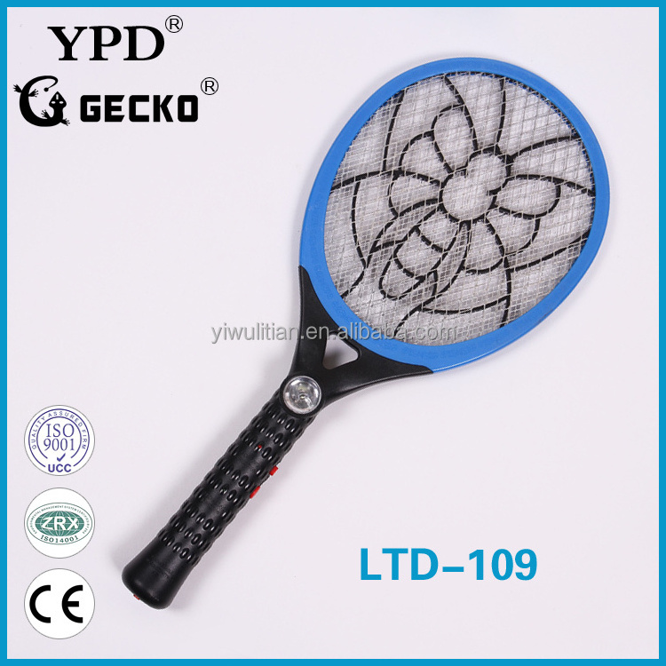 YPD GECKO RECHARGEABLE WITH LIGHT ELECTRICAL MOSQUITO SWATTER MOSQUITO BAT