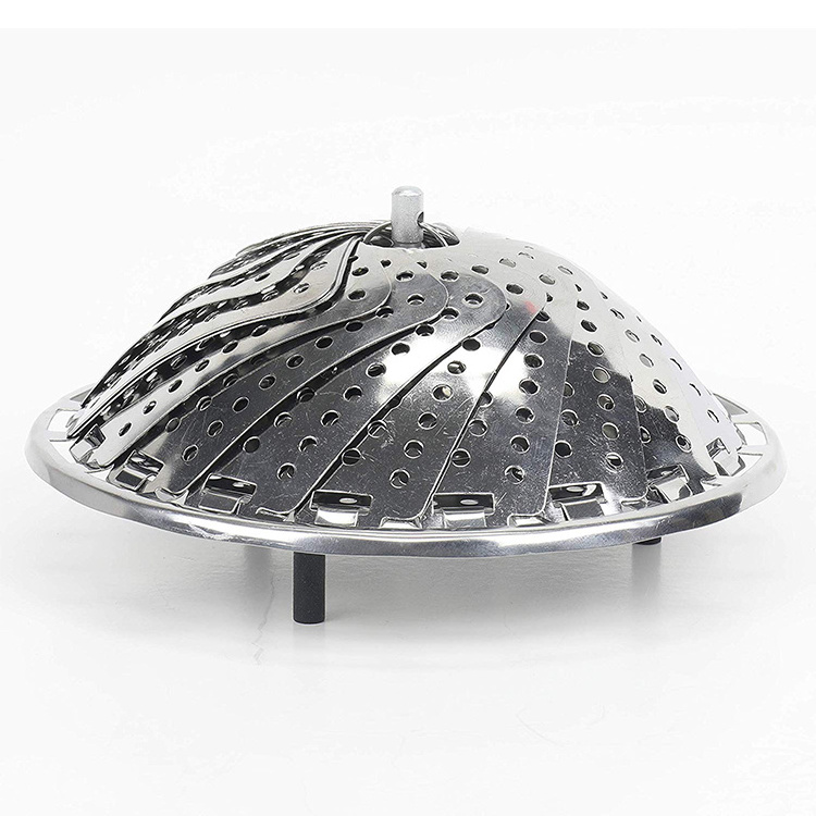 Good quality Stainless Steel collapsible Vegetable Steamer Basket