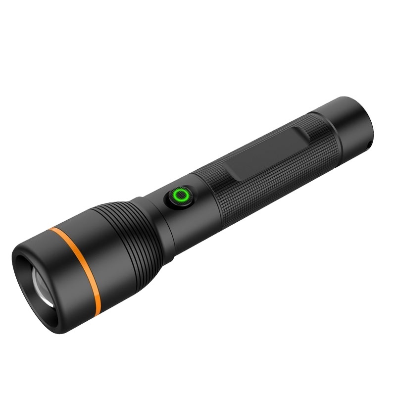 Portable zoom flashlight 5 mode Type-C USB Rechargeable Battery High Lumen Powerful LED Flashlights & Torches