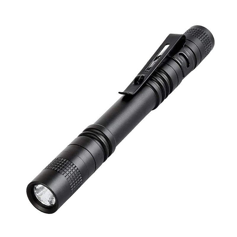 Factory direct High power Aluminium Alloy mini flat Pen light XPE tactical flashlight led mini pen torch penlight