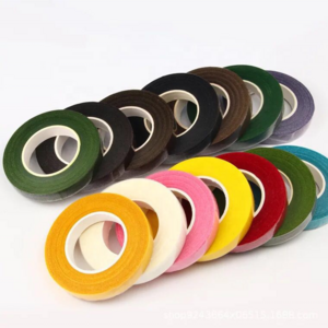 High quality 1/2" Wide x 30 Yard Floral Adhesives for Bouquet Stem Wrap Florist Tapes Flowers Making Tapes