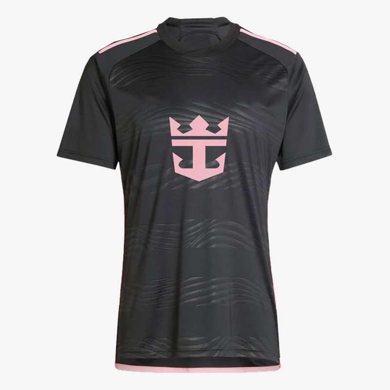 2024 25 New Thai Quality Men's Inter Miami 10 Messi Pink Black Fan Player Version High Quality Football Soccer Jersey