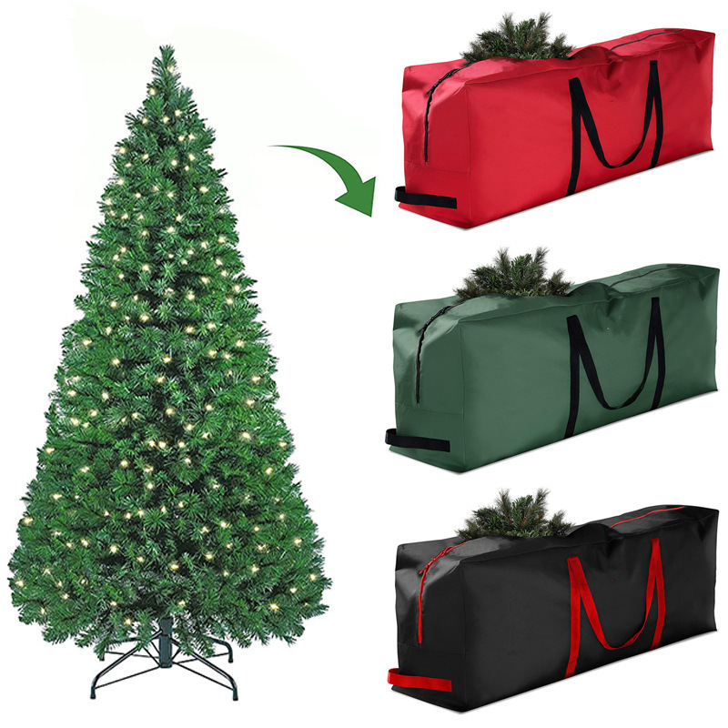 Wholesale Christmas Artificial Christmas Tree Storage Bag 600d Oxford Cloth Xmas Tree Storage Bag