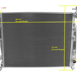 2  Row Core Aluminum Radiator suitable  for   2011-2017 Jeep Grand Cherokee Dodge Durango 3.6L 5.7L Free Shipping