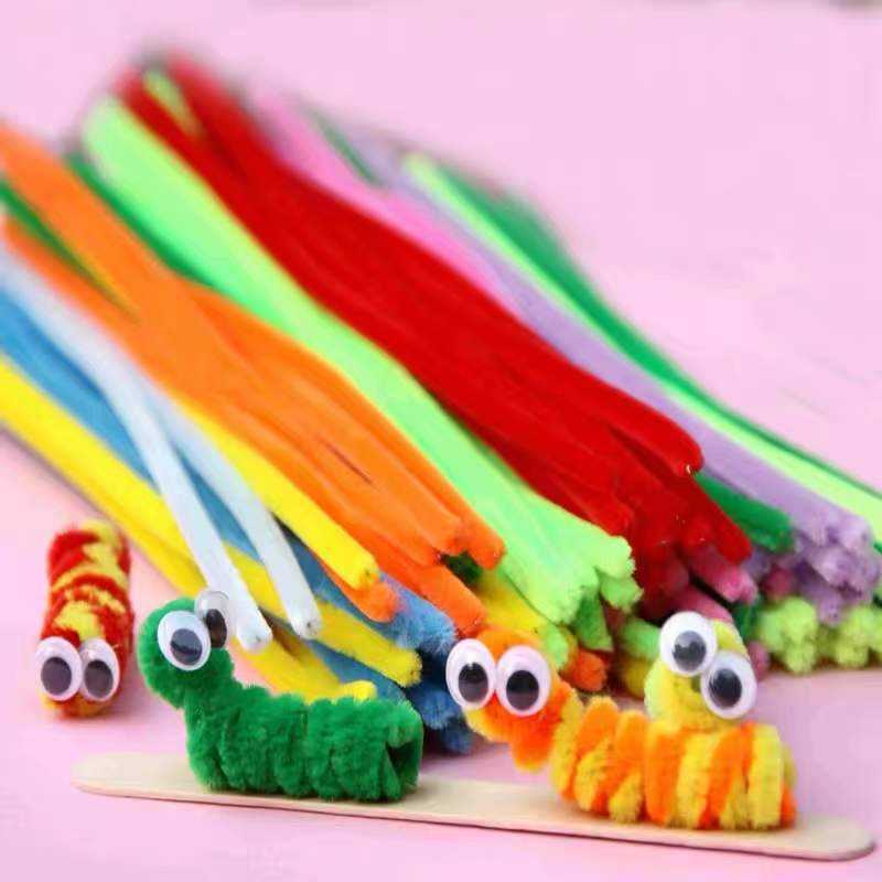 Creativity Street Chenille Stems pipe Cleaners Stick Art Supplies Preschool Craft Kits Pipe Cleaner Set For Valentines Day Gift