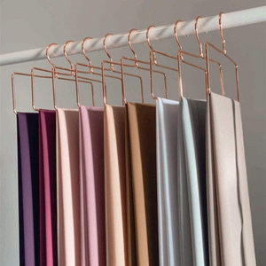 Wholesale Metal Alloy Tie Towel Storage Rack Iron Round Rectangle Hanger Hijab Accessories Fashion Muslim Hijab Scarf Hanger