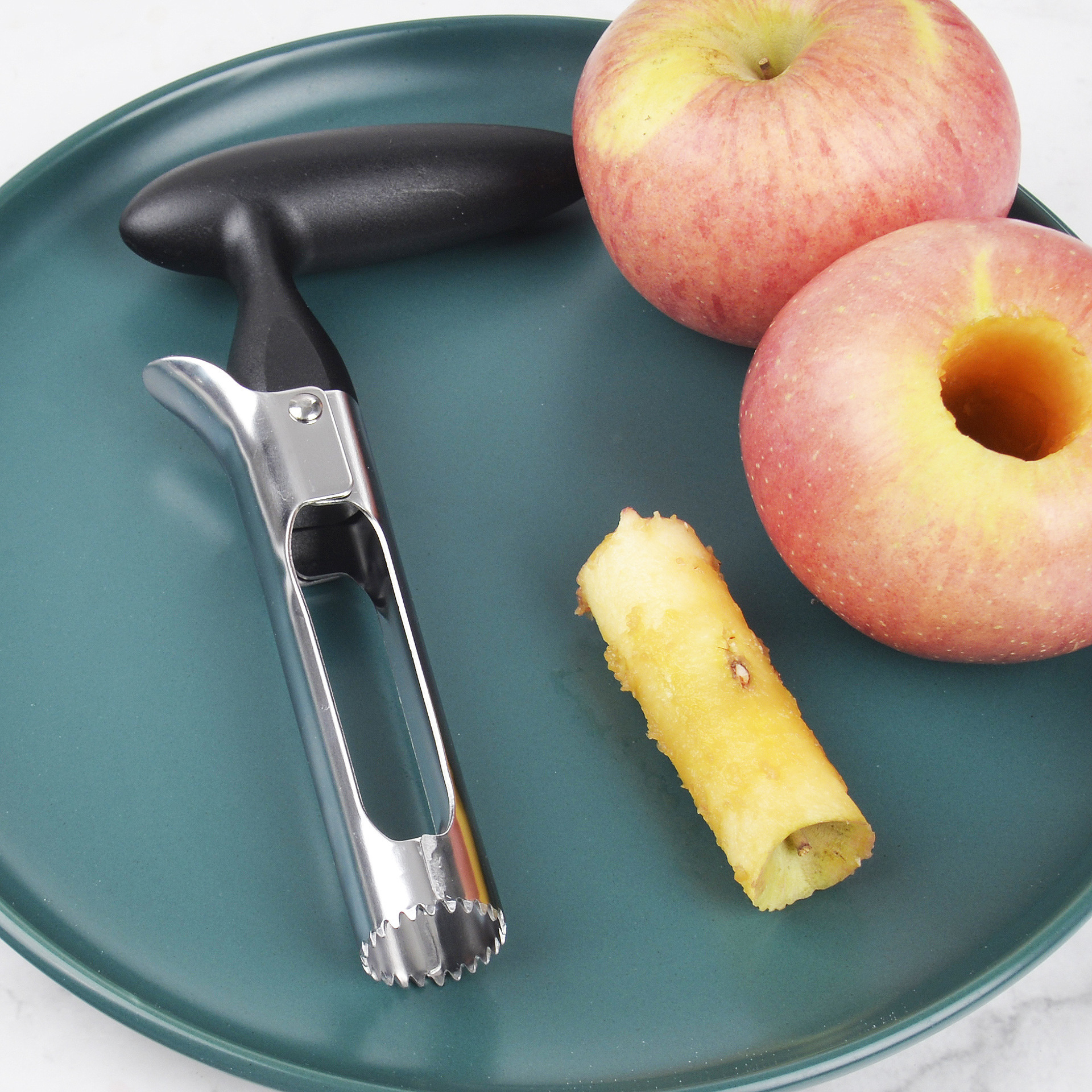 Kitchen Gadgets Easy Use Clean Stainless Steel Apple Fruit Seeder Corer Remover For Pears Core Fruits