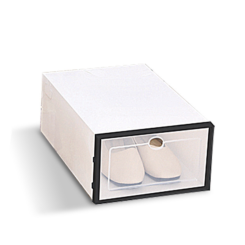 Wholesale Custom Folding Square Storage Transparent Shoe Plastic Storage Boxes