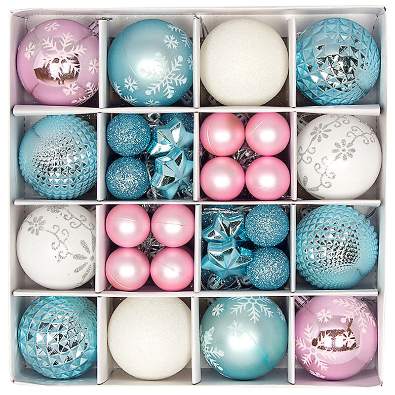 Custom Christmas Tree Balls Ornaments round Plastic Adornos De Navidad for Christmas Decorations