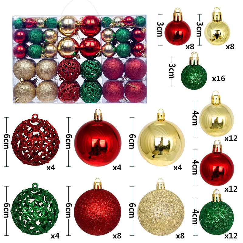 round Christmas Balls & Tree Ornaments Stocking Christmas Decorations & Adornos de Navidad Festive Decorative Accessories