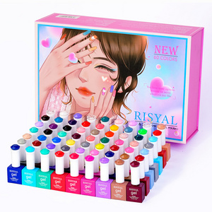 Custom Logo Resin Odorless 63 Colors Nail Polish Functional Adhesive Sealing Layer Phototherapy Glue Nail Art Glue