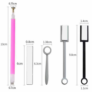 New Nail Tool Cat Eye Magnetic Iron Nail Oil Glue Plum Blossom Double headed Multi functional Nail Strong Cat Eye Magnetic