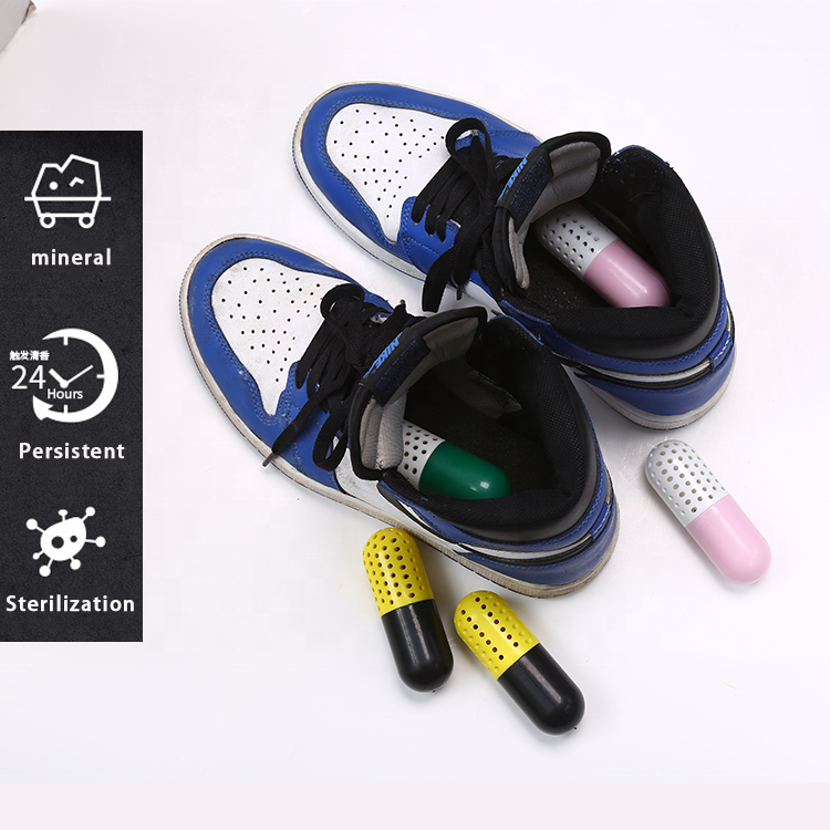 Shoe Deodorizer Pills for sneakers Shoe Odor Eliminatorr Smell Remover Shoe Deodorant Capsules desiccant