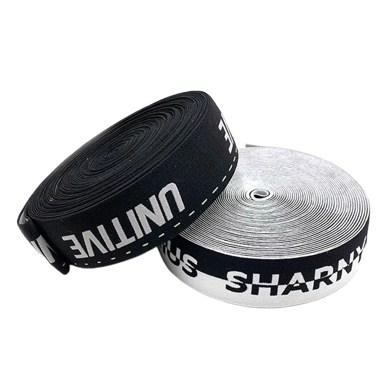 Print Jacquard Elastic Tape Elastic Strap Customized Elastic Webbing for Sofa