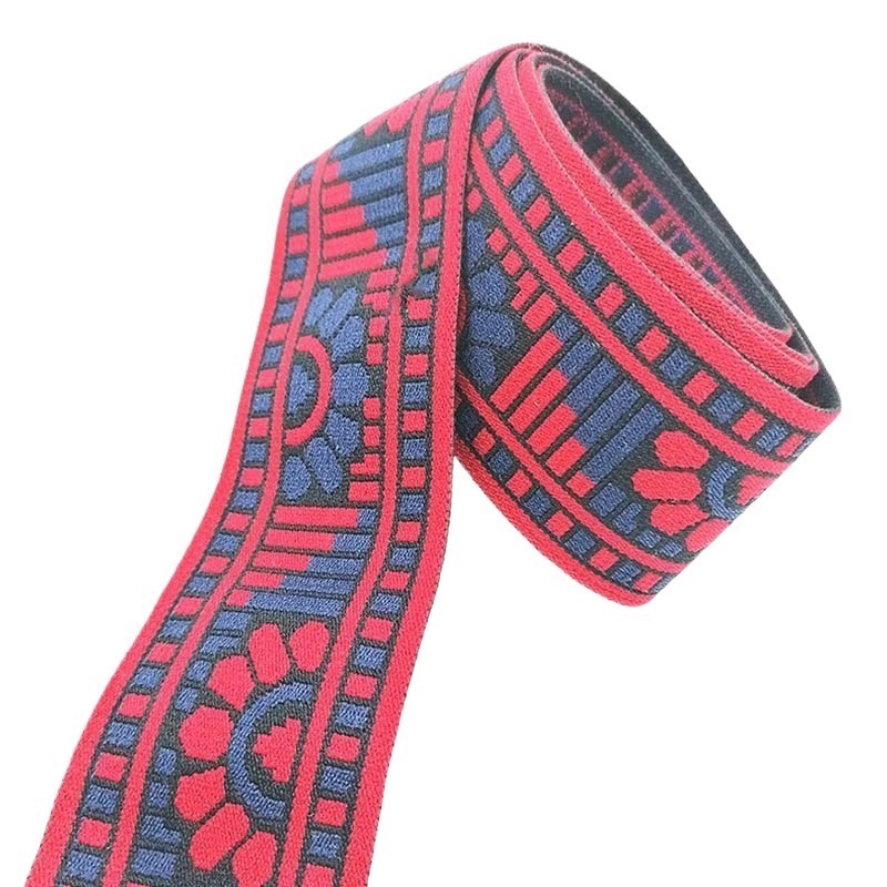 Print Jacquard Elastic Tape Elastic Strap Customized Elastic Webbing for Sofa