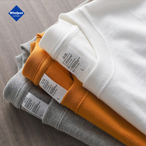 High Quality 100% Cotton Blank  T-shirts  Wholesale Heavyweight Oversized Tshirt Printing Custom Men's T Shirt