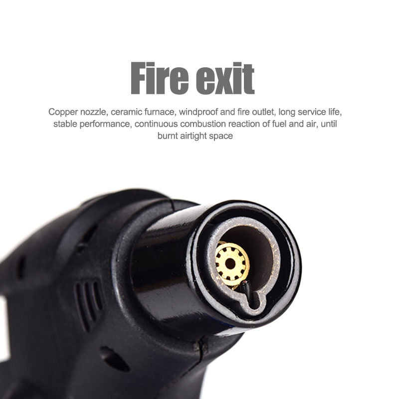 1pc Butane Lighter Torch Refillable Adjustable Flame Lighter Chef Cooking Torch BBQ Ignition Picnic Tool Dropshipping