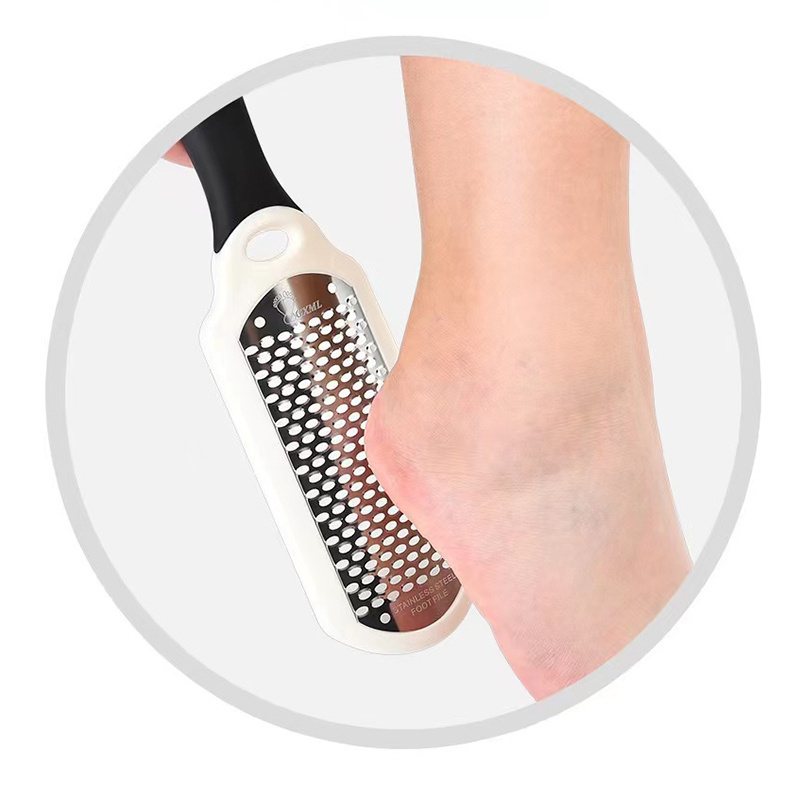 MuYang Professional Pedicure Dead Skin callus remover foot Rasp Washable Stainless Steel foot file with Removable blade