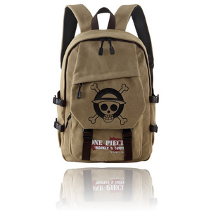 Anime Luffy Kakashi Demon Slayer Canvas Student Backpack Cute Cartoon Anime Children's Backpack