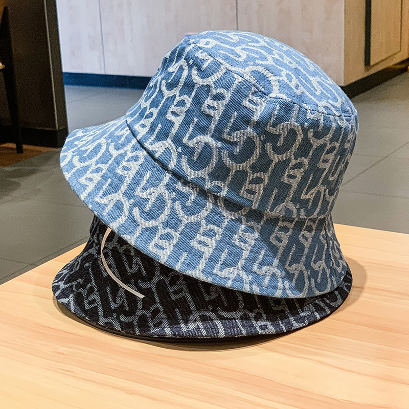 2023 New Designer Bucket Hat Denim Fisherman Hats Women Men Outdoor Summer Jean Bucket Hats BestSuppliers