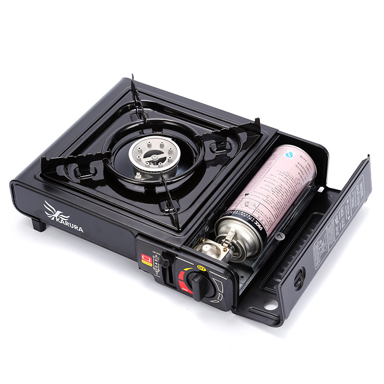 Factory Direct Cheap Iron Gas Stove Burner Portable Mini Free Standing Gas Stove for Outdoor Camping Hiking