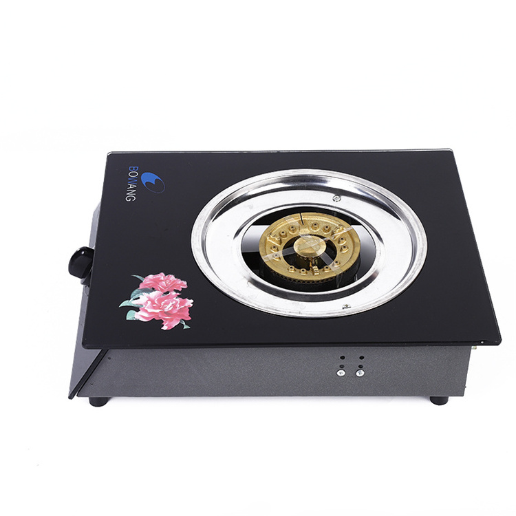 Manufacturer Single Stove One Burner Portable Gas Stove Picnic Cooking Table Gas Cooker Infrared Glass Gas Burner Stove