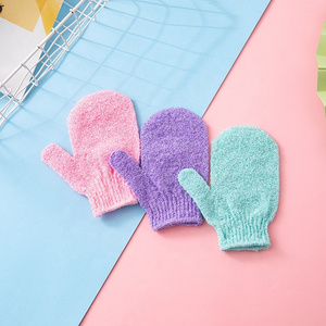 Wholesale Thumb Bath Towel Glove Powerful Mud Rubbing Tool Double Sided Painless Home Use Shower Mitt