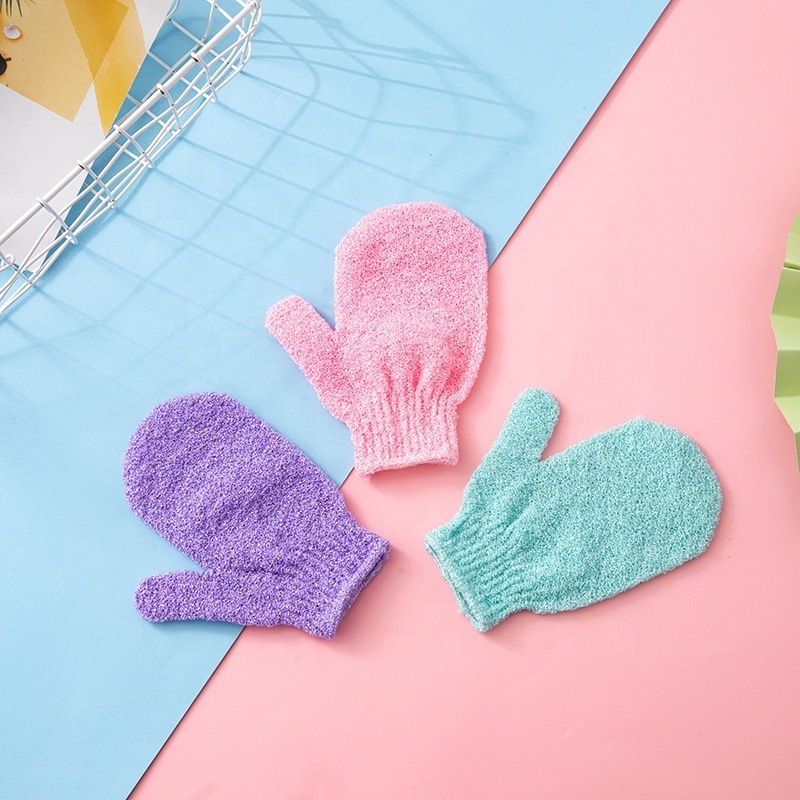 Wholesale Thumb Bath Towel Glove Powerful Mud Rubbing Tool Double Sided Painless Home Use Shower Mitt