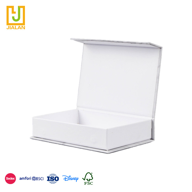 Custom Logo Round Spine Rigid Cardboard Hollowed Fake Books Magnetic Closure Book Flip Box