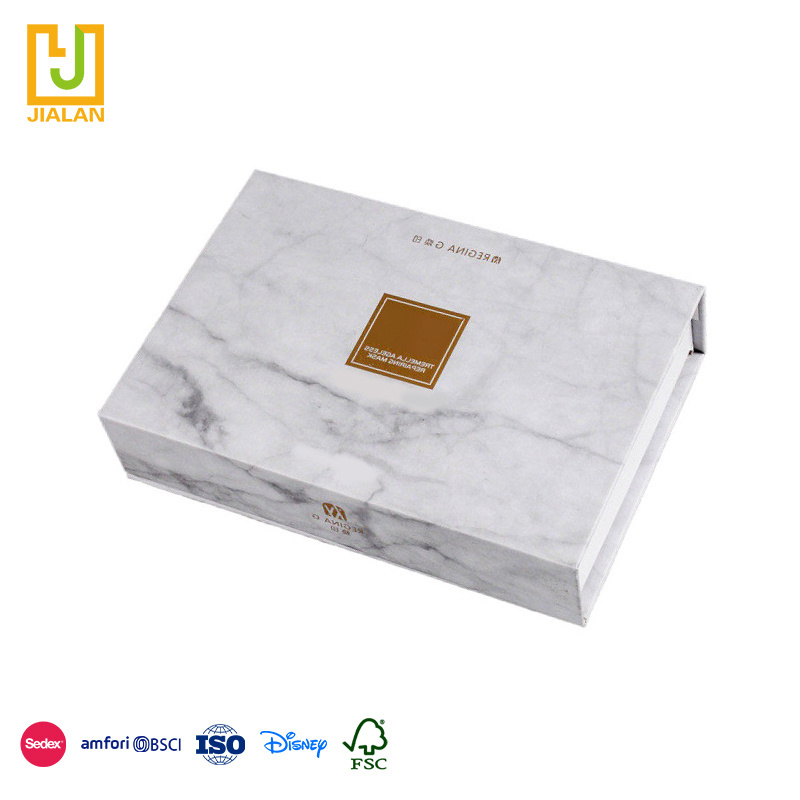 Custom Logo Round Spine Rigid Cardboard Hollowed Fake Books Magnetic Closure Book Flip Box