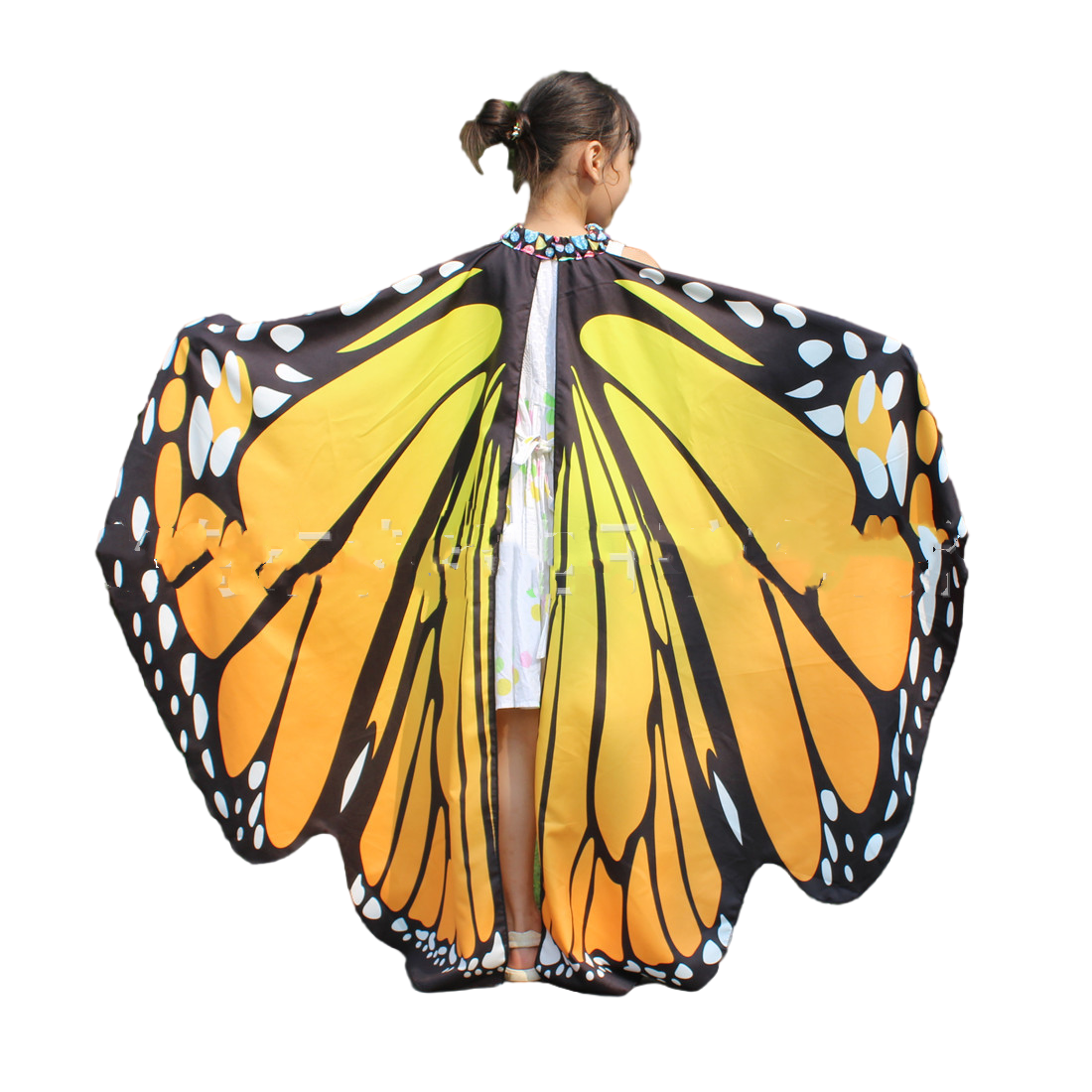 Fairy Butterfly Wings Costume for Kids Girls Dress-up Cloak Party Favors Gifts Isis Wings Monarch Butterfly Halloween Carnival