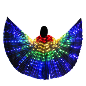 Led Isis Wings Glow Light Up Adult Belly Dance Carnival Rave Costumes Outfitsfor Christmas Halloween Party Led Isis Wings Big