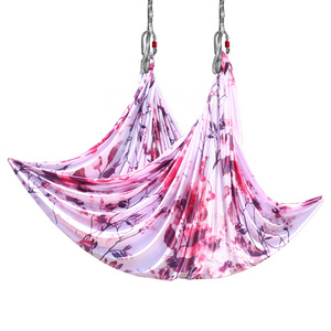 Custom 5m aerial yoga hammock aerial flying yoga swing rig air aerial yoga hammock