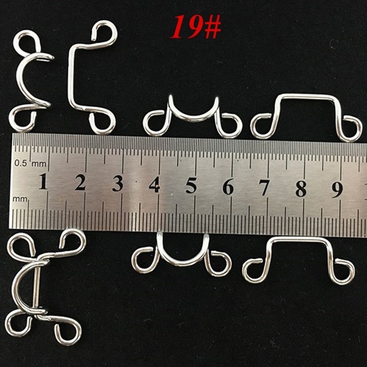 Wholesale Different Sizes Sewing Bra Closure Garment Trousers Accessory Hooks and Eyes