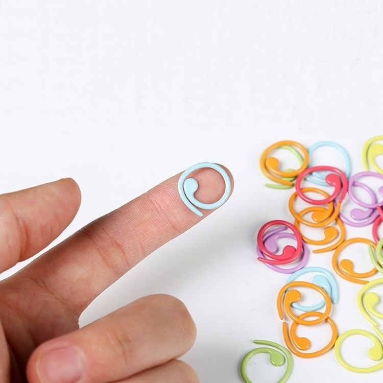 Wholesale Mixed Color Knitting Tool Painted Opening Mark Counter Ring Locking Stitch Markers