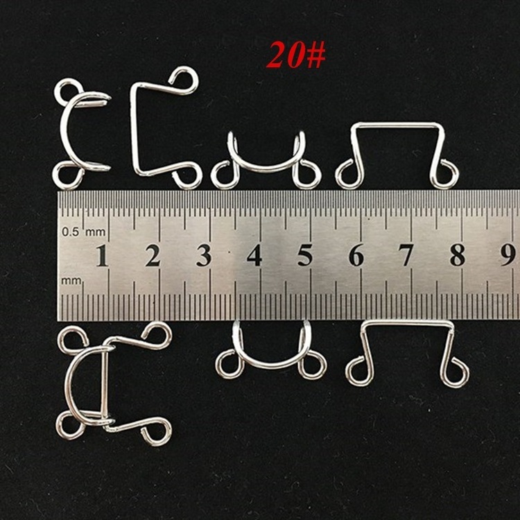 Wholesale Different Sizes Sewing Bra Closure Garment Trousers Accessory Hooks and Eyes