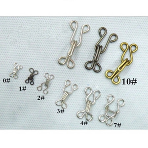 Wholesale Different Sizes Sewing Bra Closure Garment Trousers Accessory Hooks and Eyes