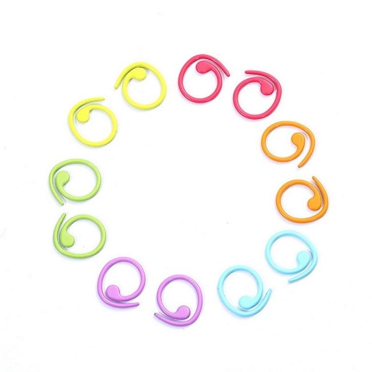 Wholesale Mixed Color Knitting Tool Painted Opening Mark Counter Ring Locking Stitch Markers