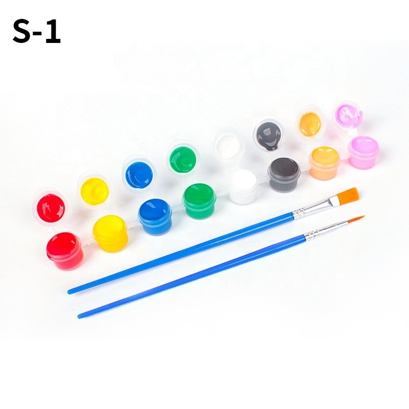 Water color Paint Set 2ml 8 Colors  Strips for Kids&Adults Craft Paint Kids Paint Set Container Strips Storage DIY handmade