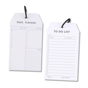 Loose Leaf Memo Pad Daily Schedule Lines Grid Mini Notebook Post Word Card Buckle Non-sticky Notes To Do List Notepad Stationery