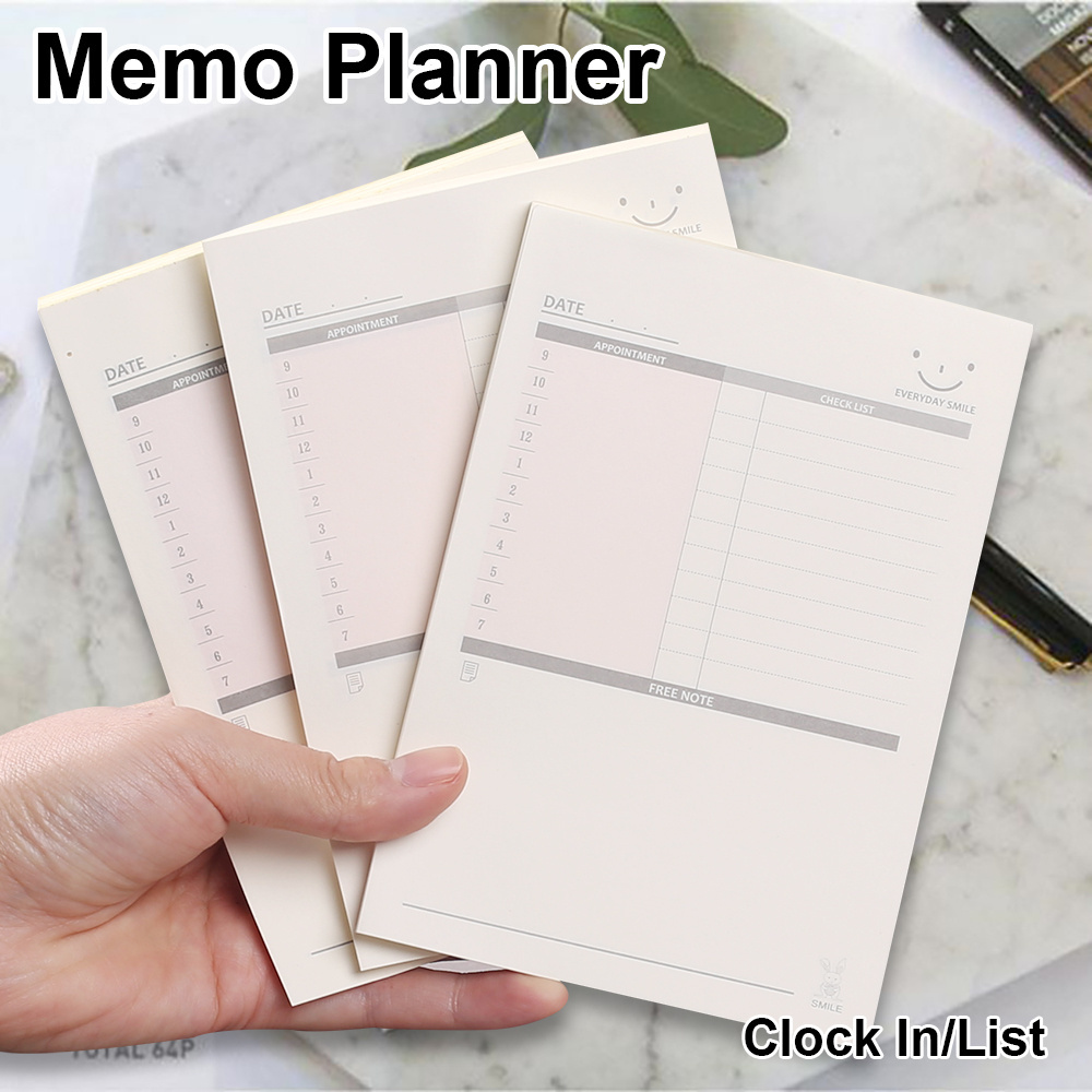 Daily Timetable Agenda Planner Journal Diary Budget Book Notebooks Stationery Tear-Off Diary Notepad To Do List Message Office