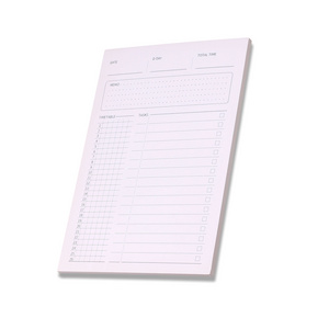 Check In Notes Memo Planner Lines Grid To Do List Notebook Sticky Note Stationery Agenda Work Checklist Journal Business Notepad