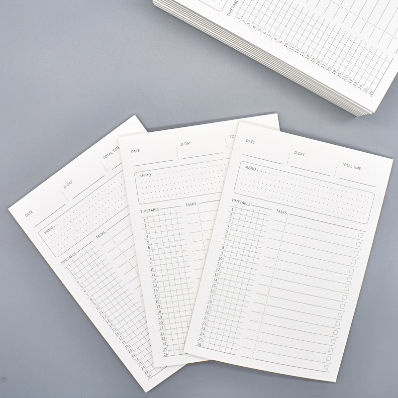 Check In Notes Memo Planner Lines Grid To Do List Notebook Sticky Note Stationery Agenda Work Checklist Journal Business Notepad