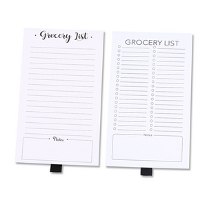 Grocery Shopping List Notepad Horizontal Lines Daily Planning Journal Memo Paper Post Planner Agenda Stationery Office Supplies