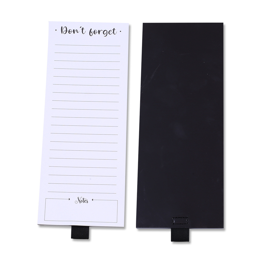 Daily Schedule Notepad Memo Magnetic Grocery Shopping List Simple Line Planner Sticky Notes Self-adhesive Tabs Memo Pads Agenda