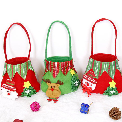 Cartoon Drawstring Bag For Children Packing Christmas Gift Toy Candy Decorate Family Party