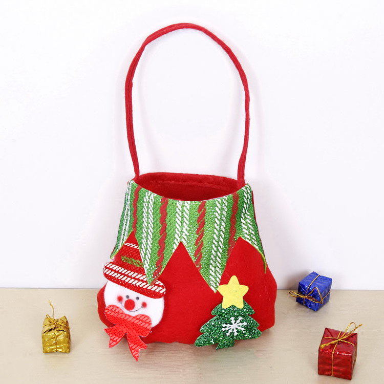 Cartoon Drawstring Bag For Children Packing Christmas Gift Toy Candy Decorate Family Party