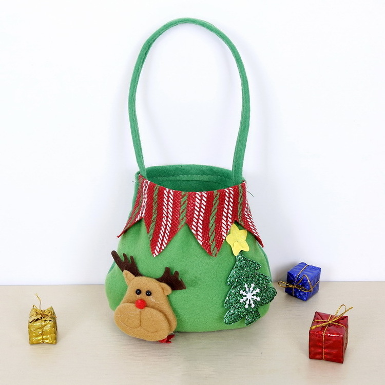 Cartoon Drawstring Bag For Children Packing Christmas Gift Toy Candy Decorate Family Party