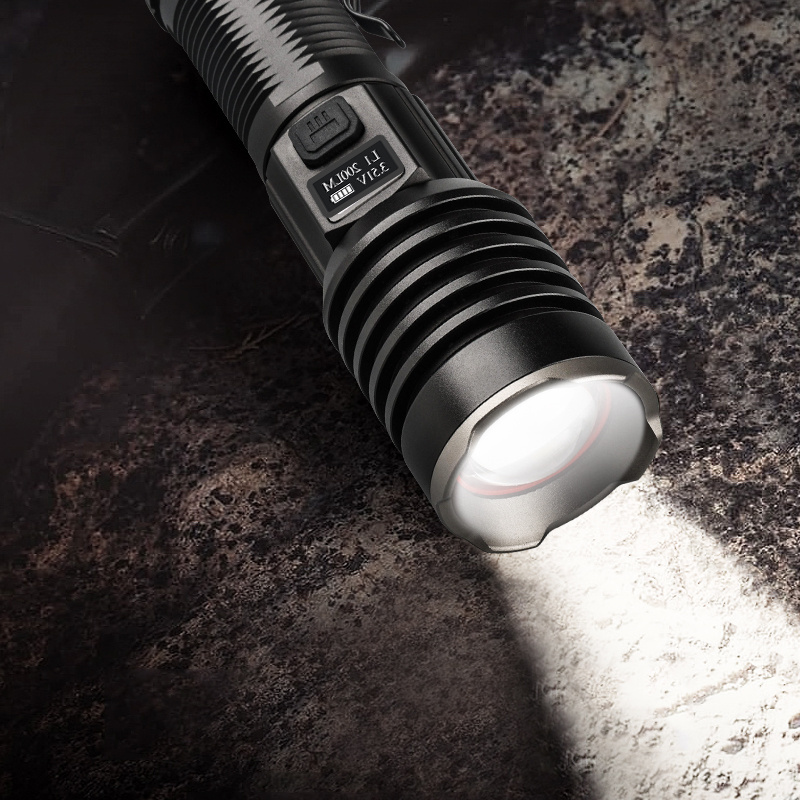 XHP160.2 powerful 10000 lumens flashlight 300m long range led strong light torch flashlight Emergency torch big flashlight