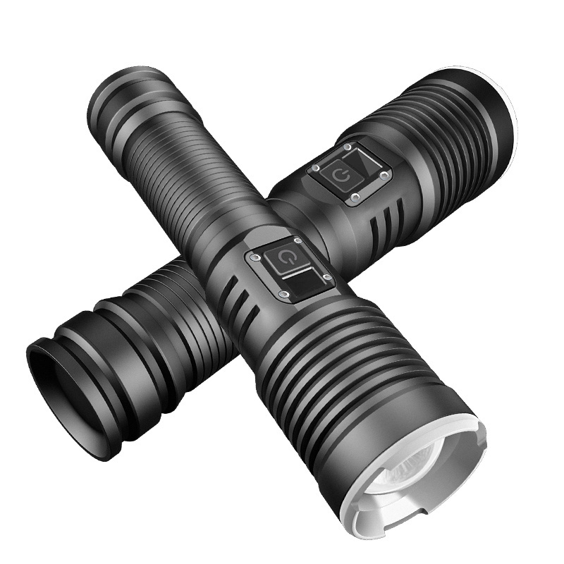 High Power XHP70 LED Flashlight 26650 Rechargeable 5 Lighting Modes Torch Waterproof Torches for Camping Hiking Flashlights